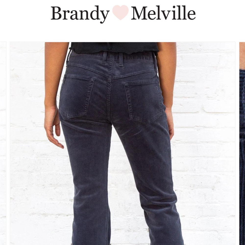 Brandy Melville flare corduroy pants